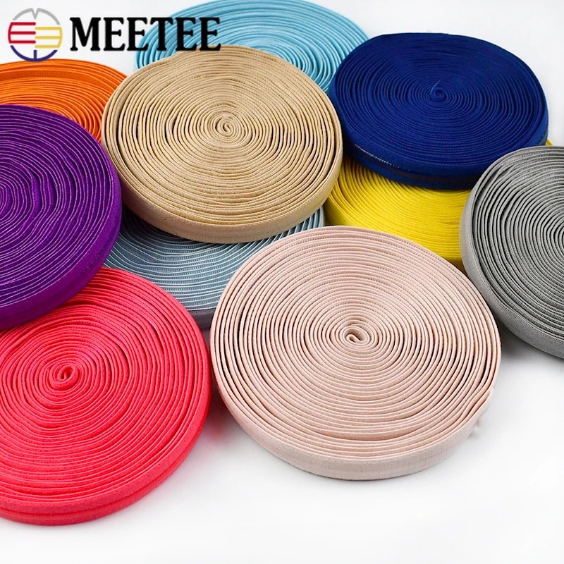 10-30Meters 10mm Silicone Non-slip Elastic Band Bra Underwear Strap Stretch Rubbon Bands Belt Trimming Tapes Sewing Accessories view 6