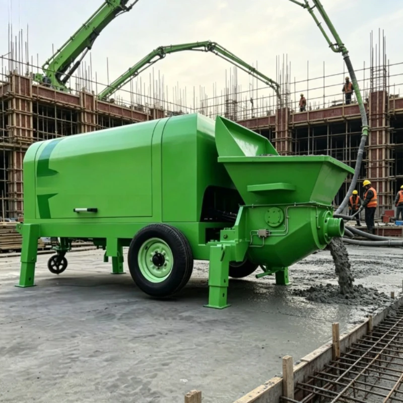 Customized High Efficiency Diesel Concrete Pump Featuring Robust Diesel Power Concrete Pump Machinery