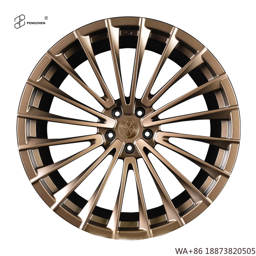 For  Multi Spoke 5x120 5x112 19 20 21 22 Inch Bronze Concave Alloy Forged Car Rim for BMW X5 M50i 35i E40 E53 E70 G05 F15