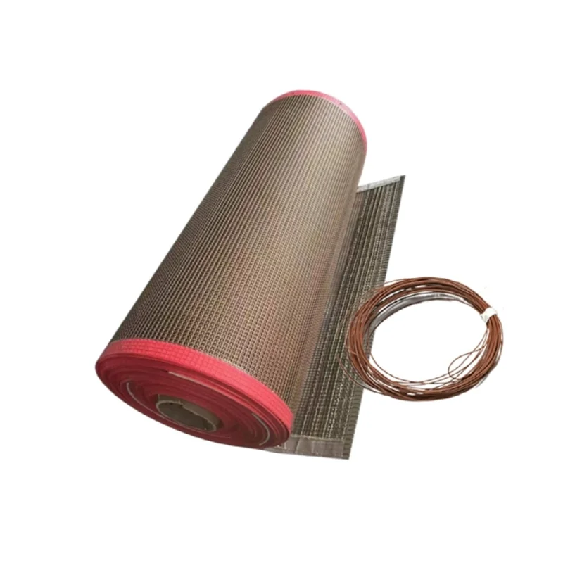 Heat Resistant Food Grade Ptfe Mesh Filter Coated Fiberglass Open Mesh Conveyor Belt for UV Printing