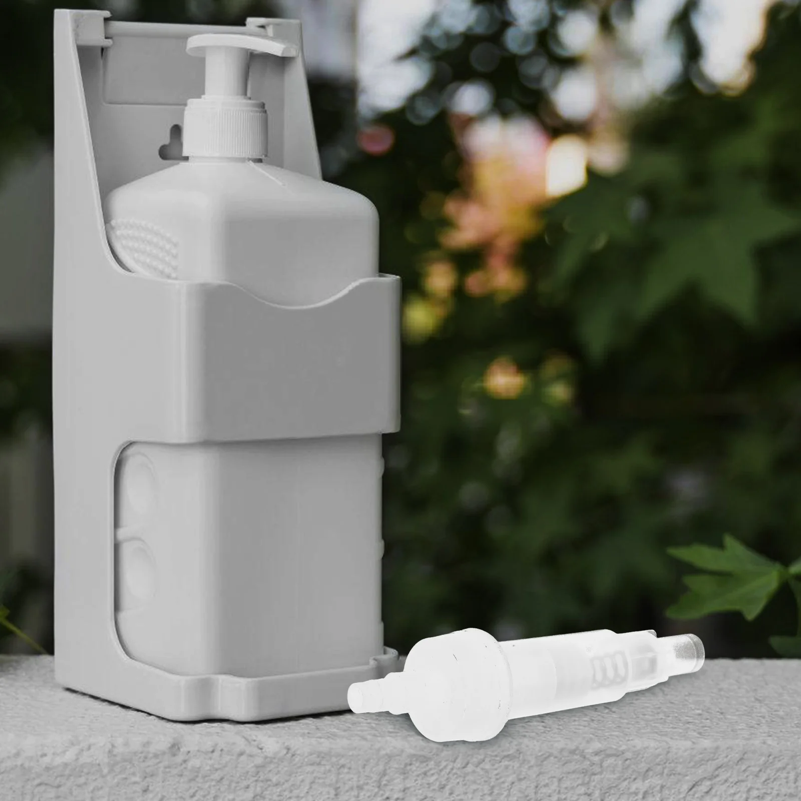 

4pcs Sink Accessories Universal Shampoo Lotion Dispenser Parts For Kitchen Bathroom Leak Proof Easy Press Portable Soap