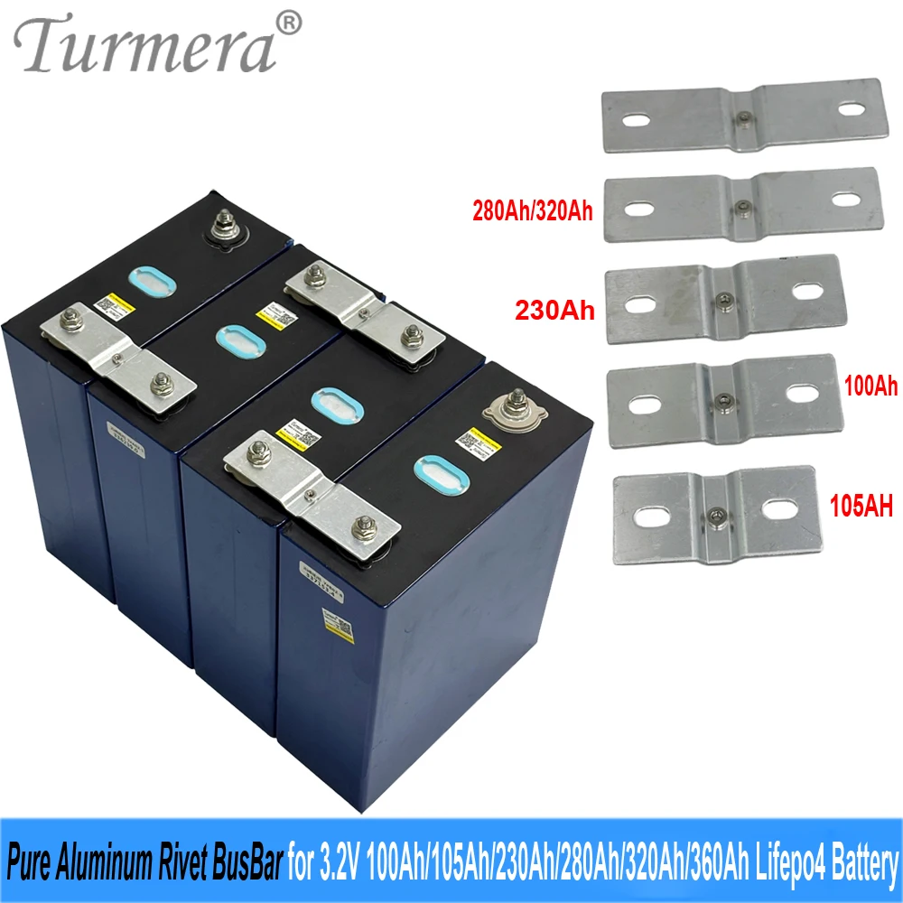 Pure Aluminum Rivet Lifepo4 Battery Busbar 38mm 73mm For EVE 3.2V 100Ah 105Ah 230Ah 280Ah 320Ah LiFePO4 Battery Cell Connect Use