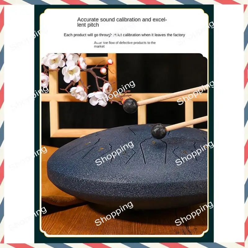 

A44M 6-Inch 8-Tone Sound Rain Drum Outdoor Rain Drum Percussion Instrument Yoga Meditation Exclusive