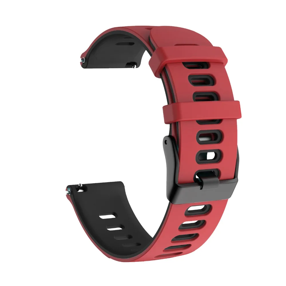 Cinturino sportivo in silicone da 22mm per orologio OnePlus 2 OPPO Watch 2 cinturino morbido di ricambio per accessori per cinture Realme Watch 3 S