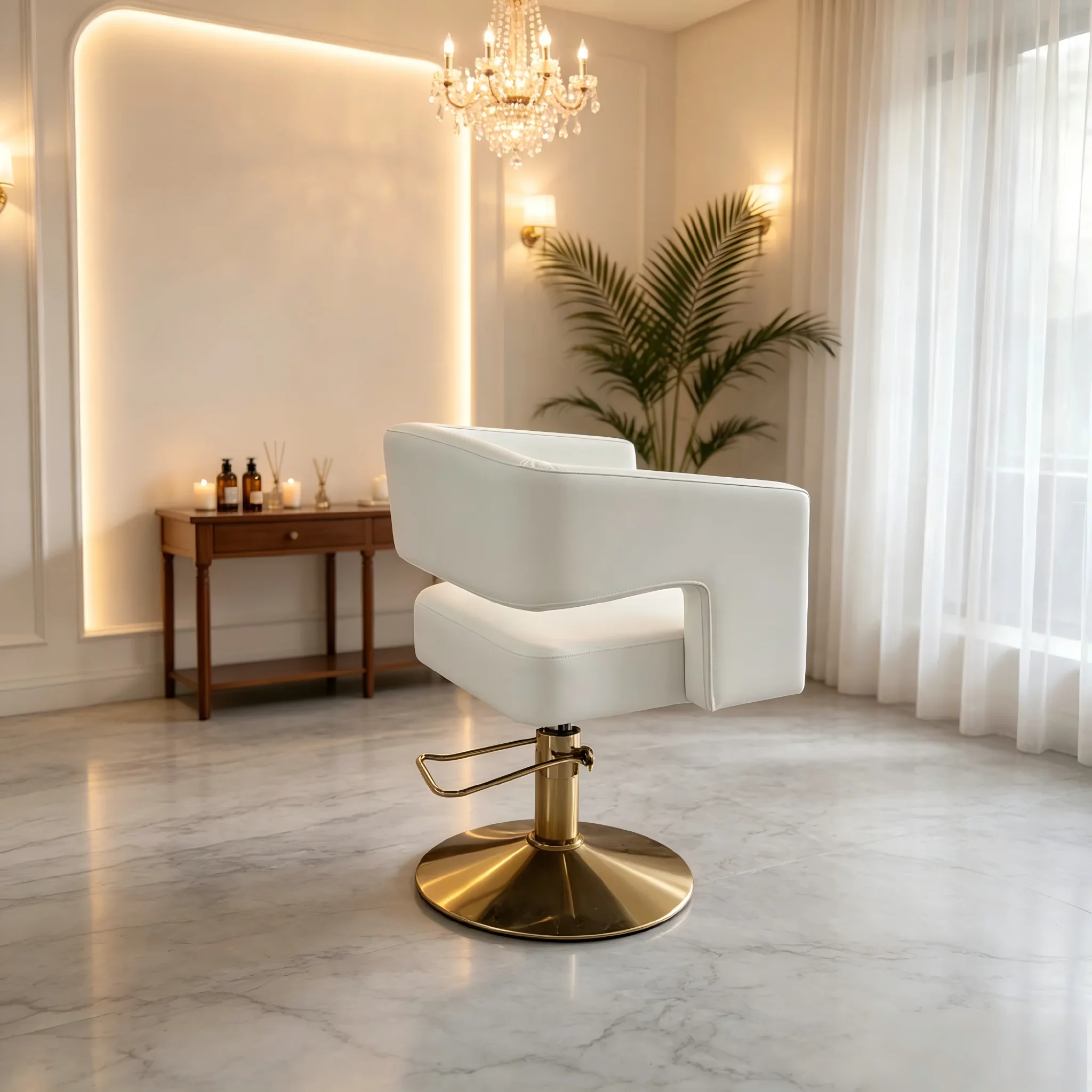 Luxury Hair Salon Furniture Lift Fashion Haircut Chair Used Hydraulic Hair Styling Barber Chairs