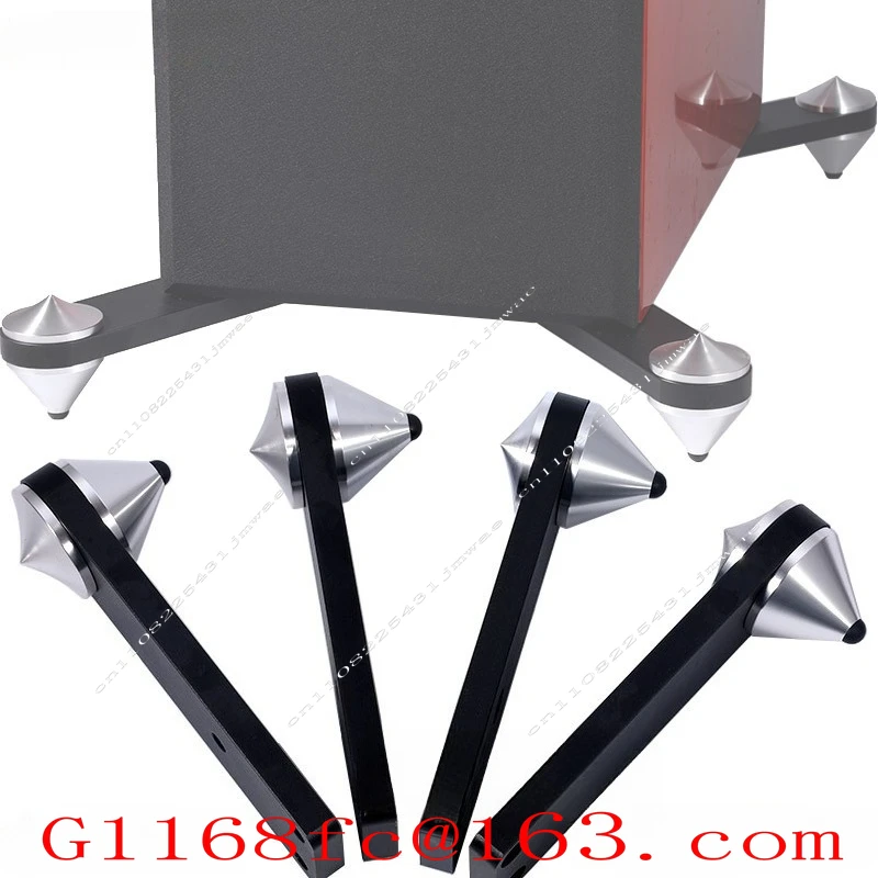 Fever Speaker Suspension Foot Nail Tripod Anti Slip and Anti Resonance All Aluminum Audio Tripod Foot Nail