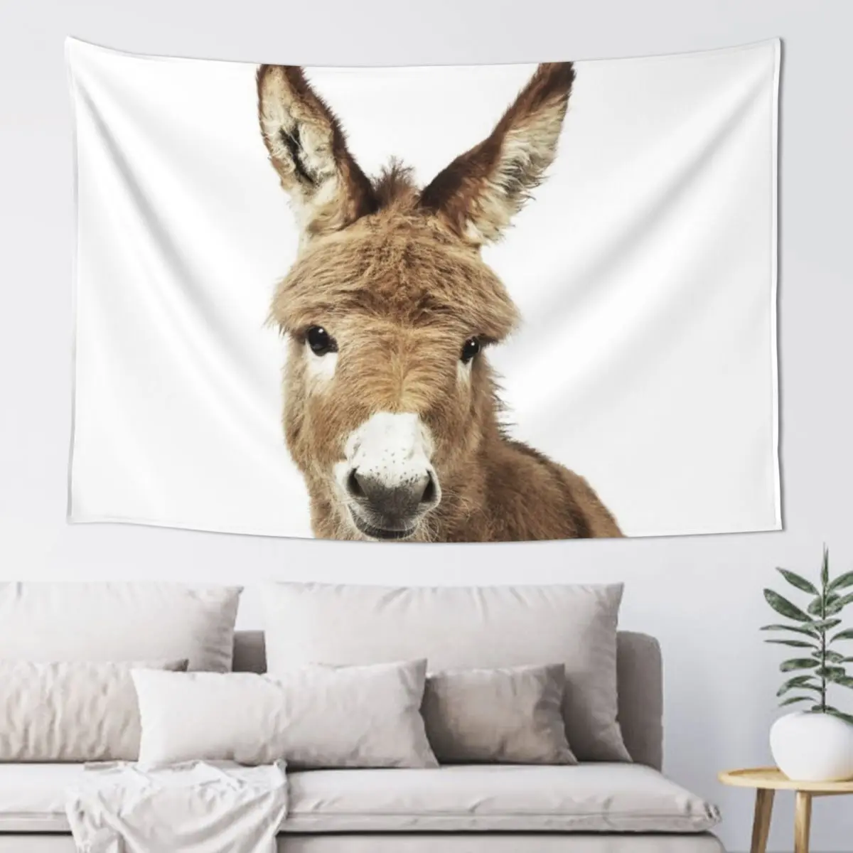 

Donkey Portrait Tapestry Decoration Aesthetic Decorative Wall Mural House Decor Tapestry