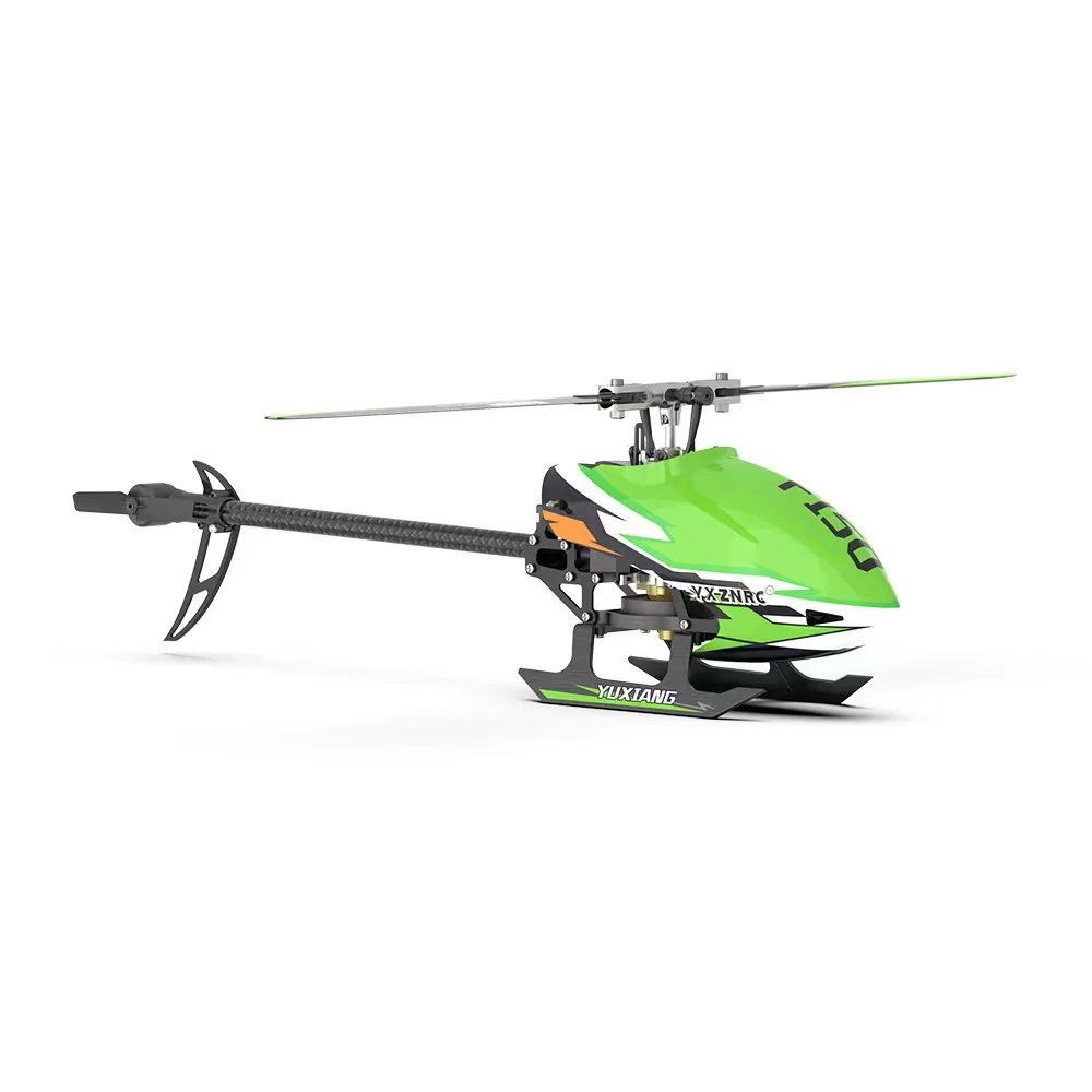 YXZNRC F150 RC Helicopter 6CH 6Axis Gyro 3D 6G Dual Brushless Direct Drive Motor Flybarless Compatible With FUTABA S-FHSS RTF