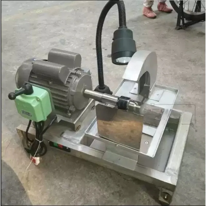 ff.&Head Jade Engraving Horizontal Machine Multi Function Cutter Grinder Polisher For Jade Turquoise Gemstone Processing -h#