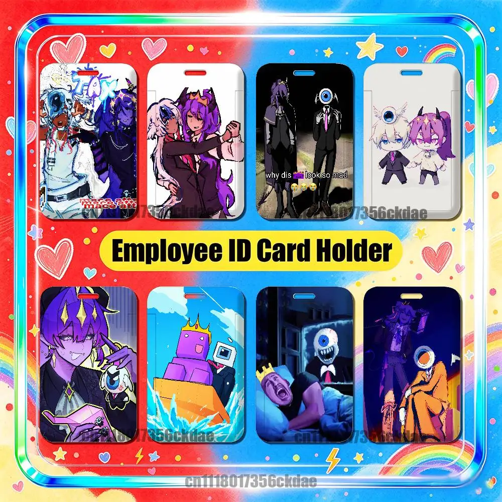 For Tax Duo Egg Chan Wemmbu Employee ID Card Holder Office Student Work Bank Credit Badge Decoration Case