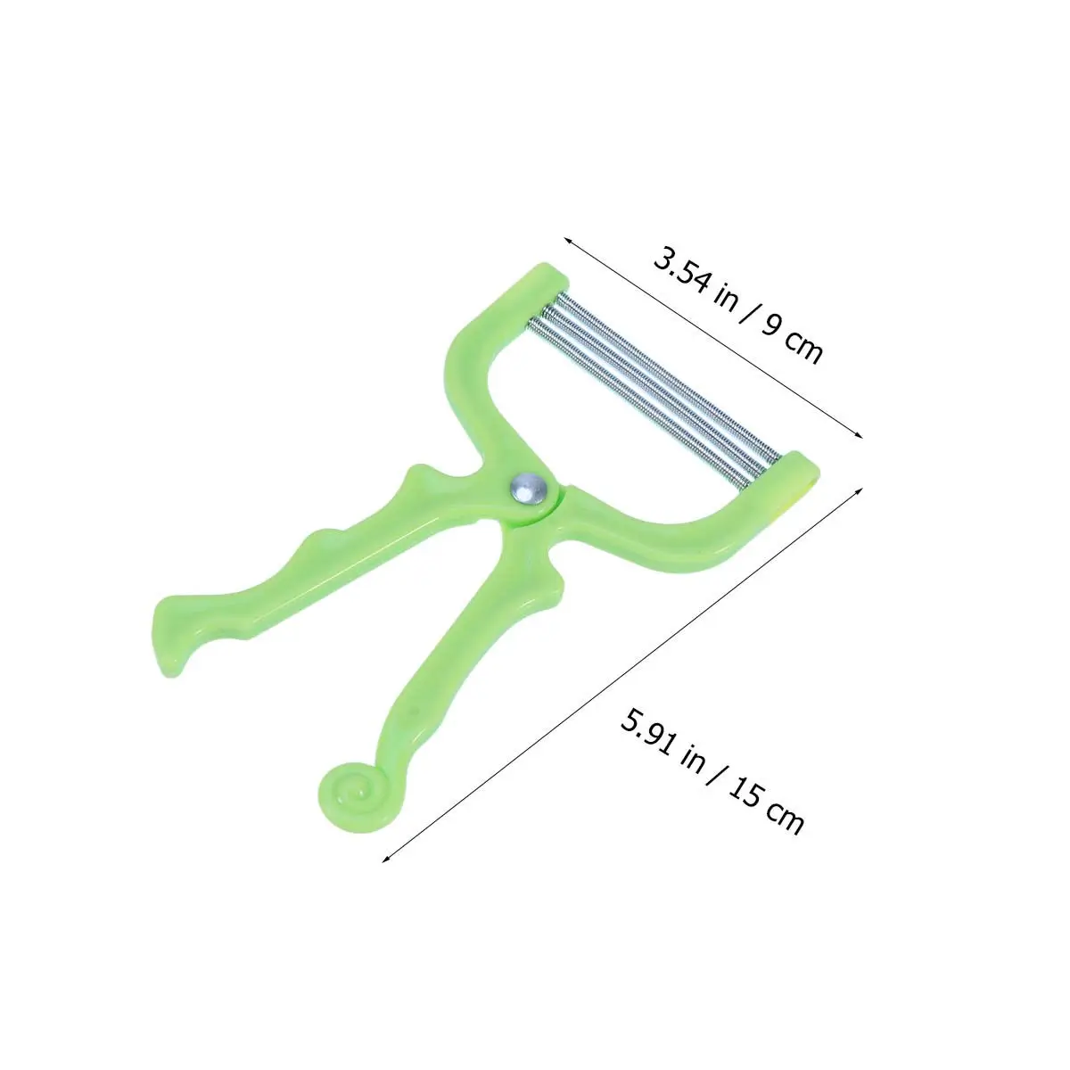 Facial Hair Epilator Stainless Steel Manual Facial Hair Remover Lightweight Soft Skin Threader for Face Upper Lip