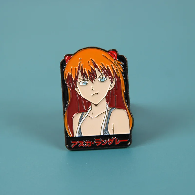 Студийный значок Disney New Century Evangelion, брошь Asuka, значок пилота для блока 2