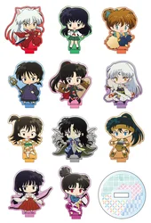 Fans Gifts Charm Anime Toy Inuyasha Mini Acrylic Stand Puni Chara HD Character Lilo and Stitch Acrylic Stand Ornaments About10cm