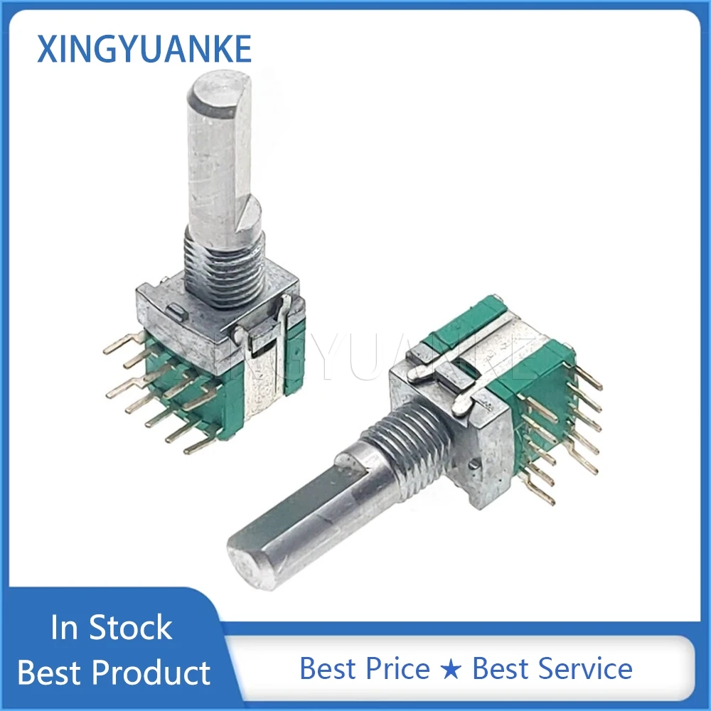 2PCS RS1010 Band Switch Rotary Switch Gear Change Switch 2 Pole 3 Position 4 Position 10-Pin D Shaft Length 20MM