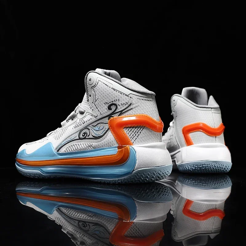 

2026 New High Quality Men Basketball Shoes Women Kids Original Design Basketball Boots Wear Resistant Sneakers Men Sports Traini