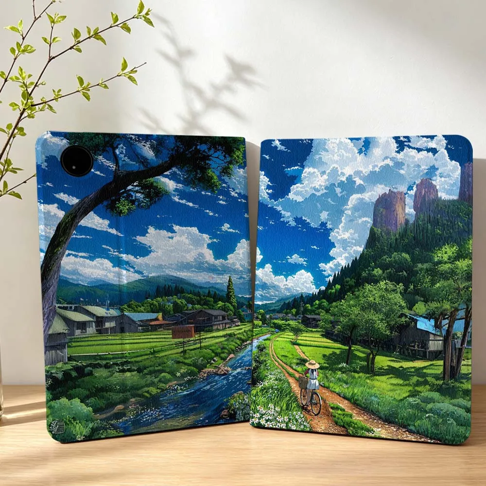 Pastoral Scenery For Lenovo Xiaoxin Pad Pro Tab P12 P11 11 13 11.2 11.5 10.6 inch K11 Plus Tablet Case Pen Tray