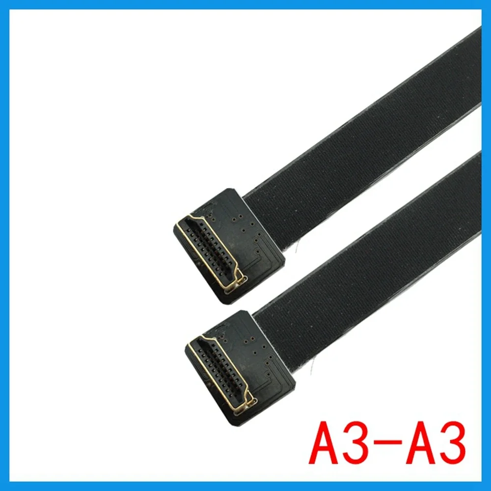 Cable de vídeo plano HDMI a HDMI para fotografía aérea, cable de vídeo de alta definición para tableta, teléfono, cámara, cable de vídeo suave FPC