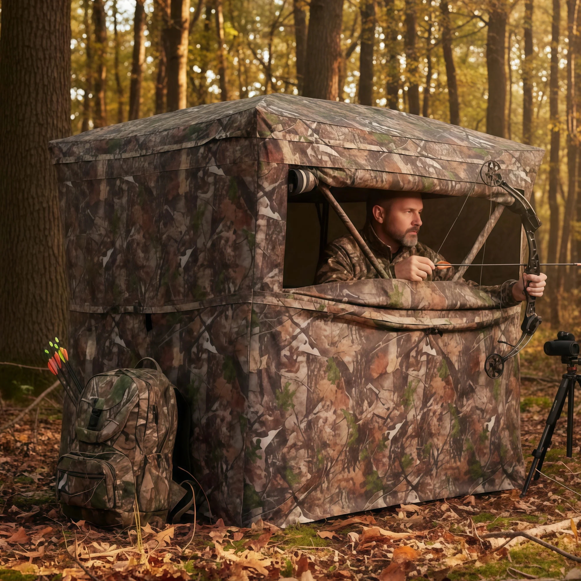 

Камуфляжная раскладная охотничья палатка-укрытие для охоты на оленей, индейку, уток, для стрельбы из лука, с местом для хранения, простая установка, для использования на открытом воздухе