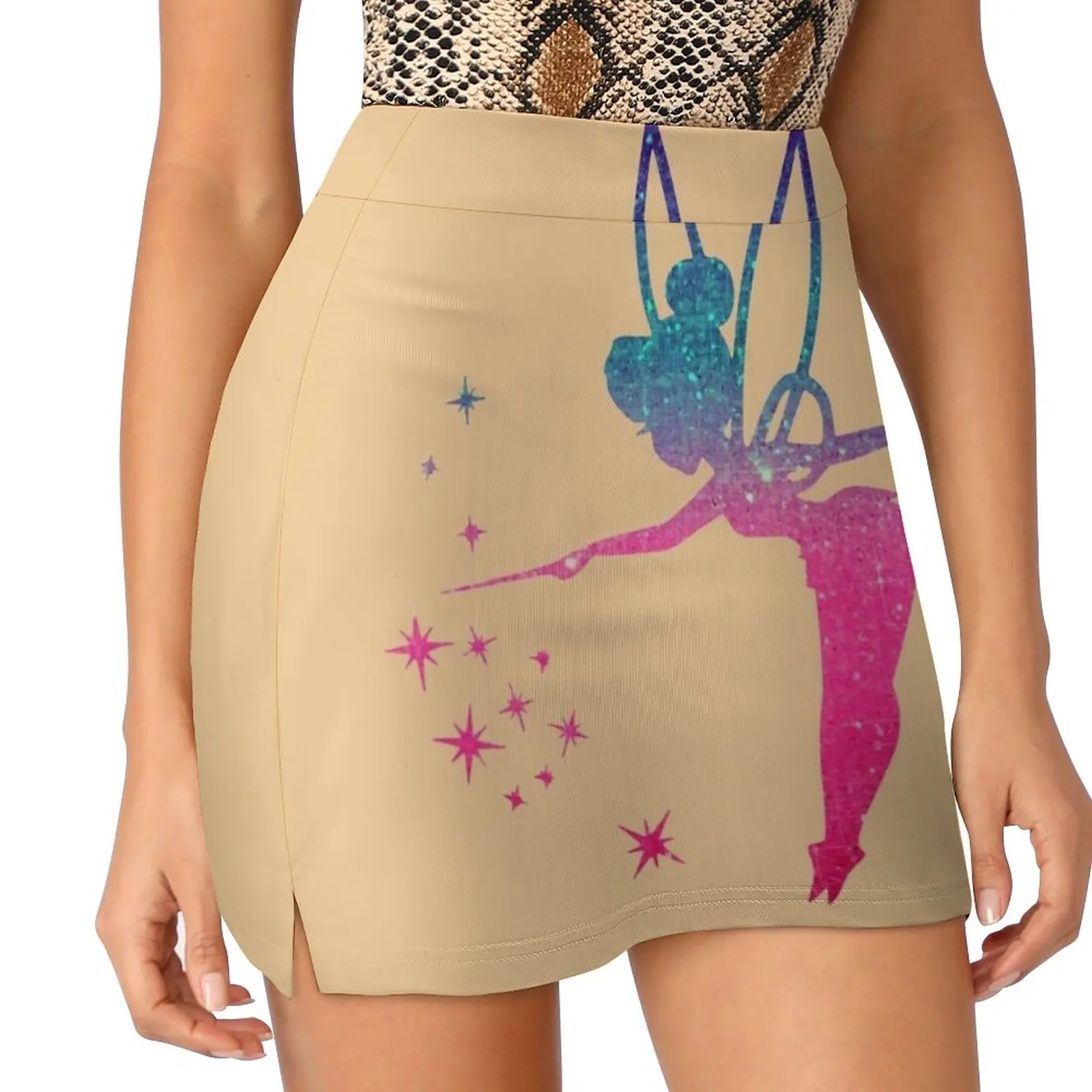 

, Sassy Fairy , Watercolor Fairy , Glitter , Glitter Fairy Women's skirt With Hide Pocket Tennis Skirt Golf Skirts Badminton