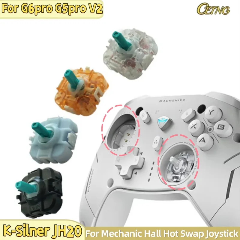 2pcs TMR for Mechanic Hall Hot Swap Joystick JS20 Multiple Tactile Options Compatible for G6pro G5pro V2 Game Controller Jh20