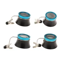 Jeweler Magnifying Glasses with Clip Small Lightweight Watch Repair Magnifier for Soldering Parts Watchmaker Precision Machining