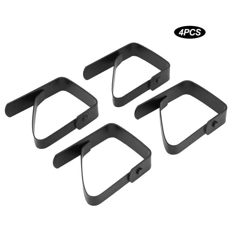 4pcs Tablecloth Clips Stainless Steel Anti-Slip Tablecloth Clamp Table Cloth Cover Fix Clips For Home Camping Party Wedding