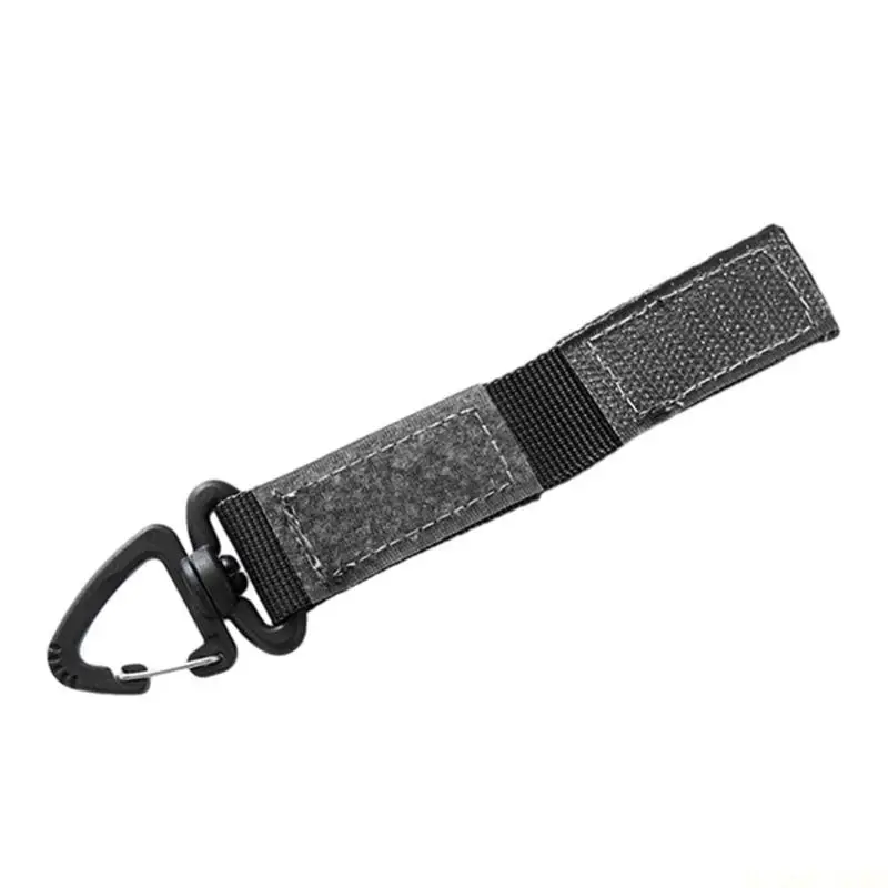 

M5TC 3 Pcs 360 Degree Rotating Nylon Webbing Buckle Tactically Carabiner Belt Clip