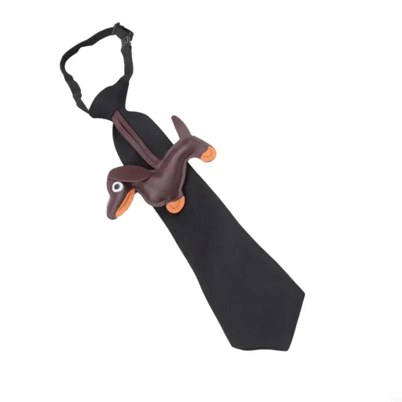 2025 New Humorous Pet Patterned Neckwear Smooth Textured for Various Gatherings