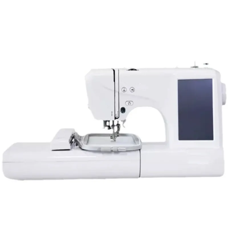 Small embroidery machine sewing and embroidery integrated LCD screen automatic logo embroidery pattern machine
