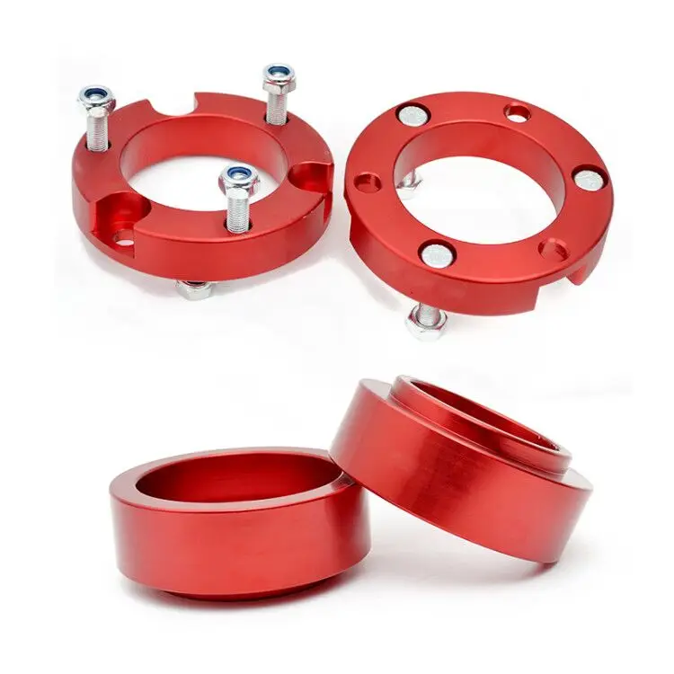 Front Rear 2 Inch Aluminum Coil Strut Spring Shock Absorber Leveling Lift Spacer For Fortuner
