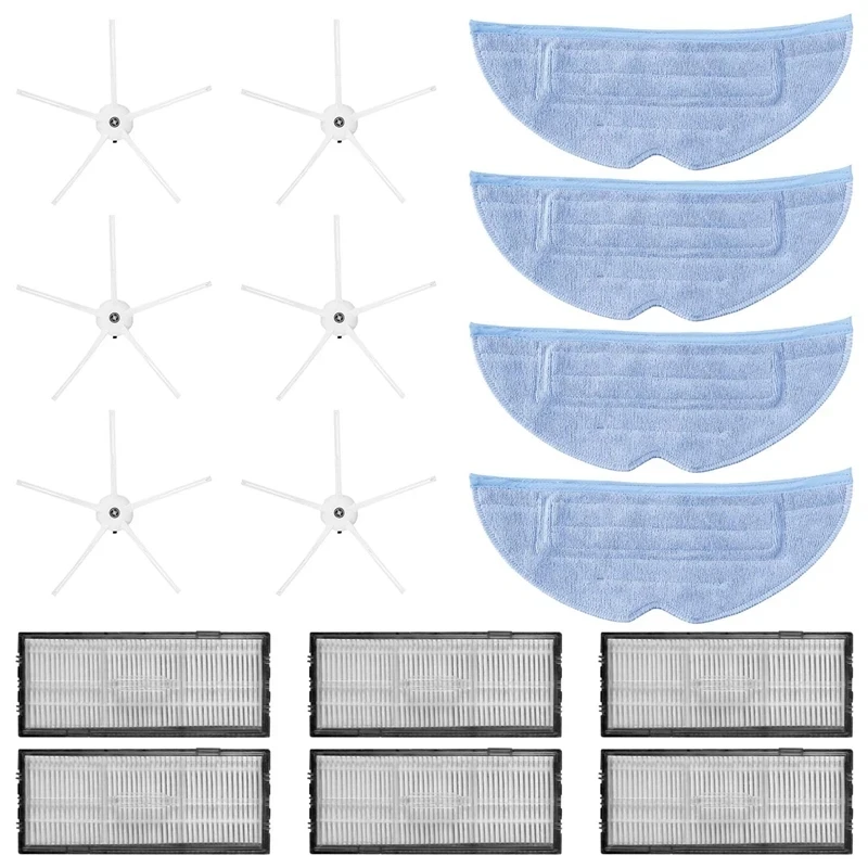 ชุดอะไหล่16ชิ้นเหมาะสำหรับเครื่องดูดฝุ่น Xiaomi roborock S7 T7 T7S PLUS
