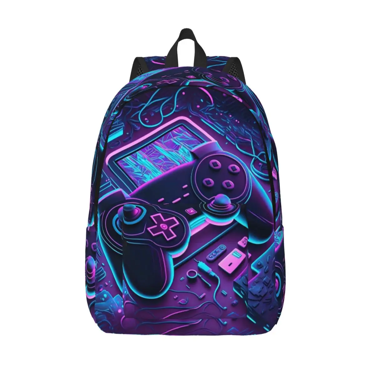 Video Game Gaming Controller Backpack for Men Women Casual High School Business Daypack College Shoulder Bag Sports