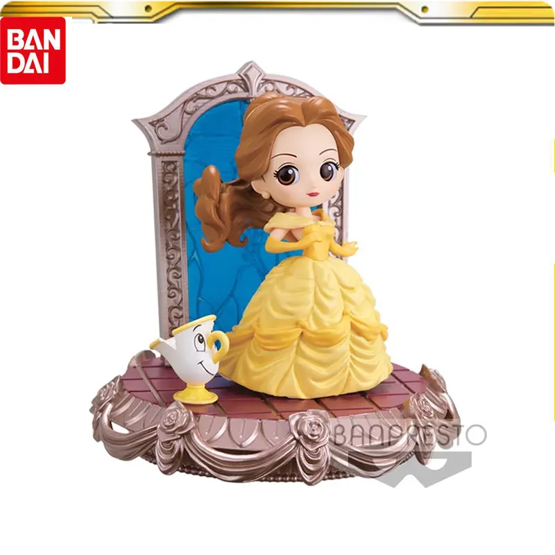 

Bandai Q Posket Stories Beauty and The Beast Belle Anime Action Figure Collectible Model Children Birthday Gift Original