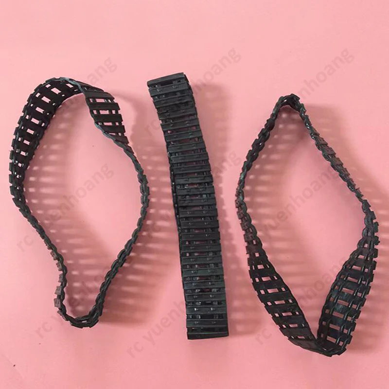4PCS 21cm Rubber Tracks Model 2.2cm Width Annular Transmission Component​ DIY Accessories for RC 4WD Car​/Tank/Tracked Vehicle