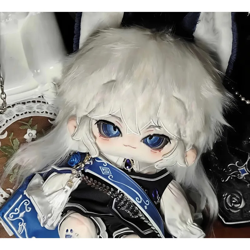 Peluche de jeu d'identité V Ithaqua, 20cm, mignonne, habillée, corps de poupée en coton, jouet en peluche, décor de salle de Cosplay, cadeau de noël et d'anniversaire