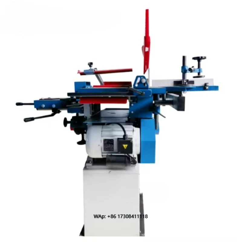 

New Multi-Purpose Woodworking Machine Tool Saw Planer Tenon Punching Opening Features Core Motor Component 2.2kW 250mm Planing