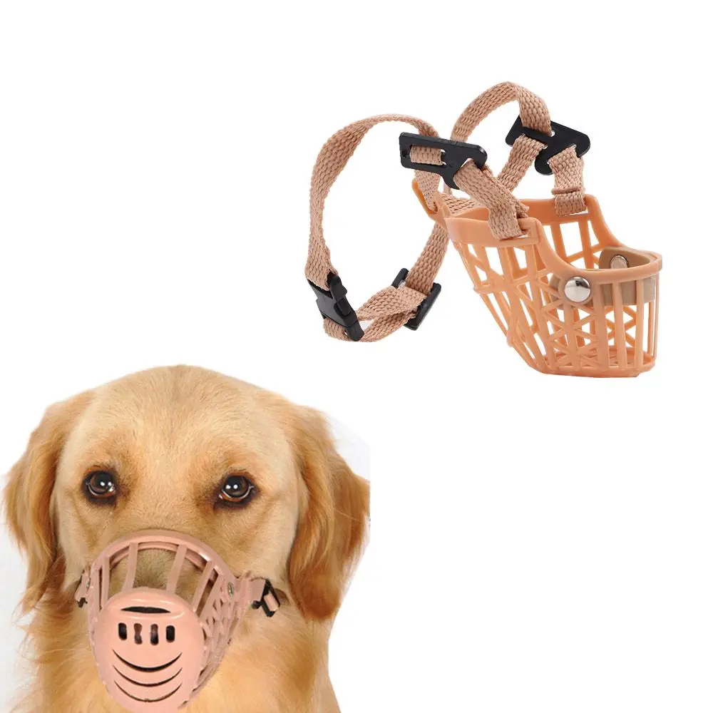 Pet Dog Muzzle Safety Dogs Muzzle for Pet Dog Mask Bark Mesh Breathable Mouth Grooming Adjustable Anti Stop Bite Dogs Supply