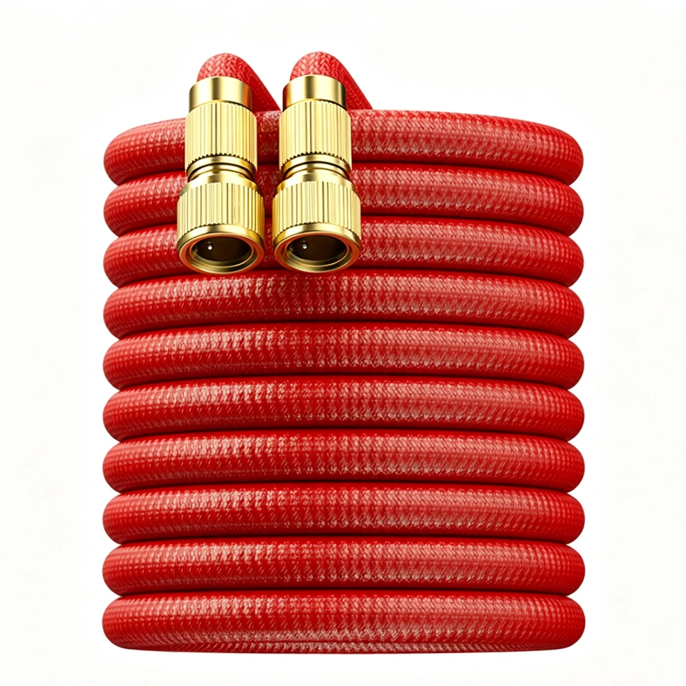 Garden Hose Flexible Hose Garden Watering Pipe Double Latex High Pressure Car Wash Hose Gardens Supplies Irrigatin FLOWERS SPRAL