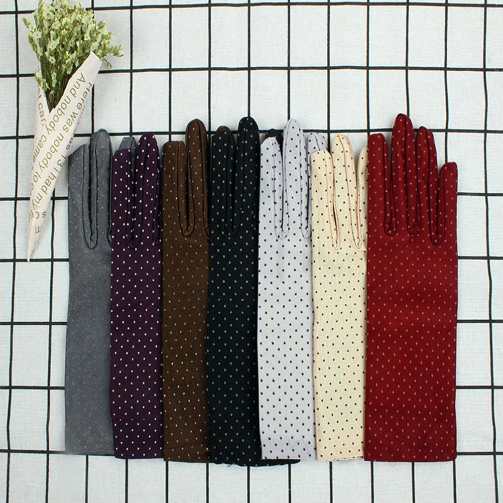 

5pcs Sun Protection Gloves Premium Stretchable Uv Blocking Hand Protector For Women Summer Outdoor Sports Gardening Cycling