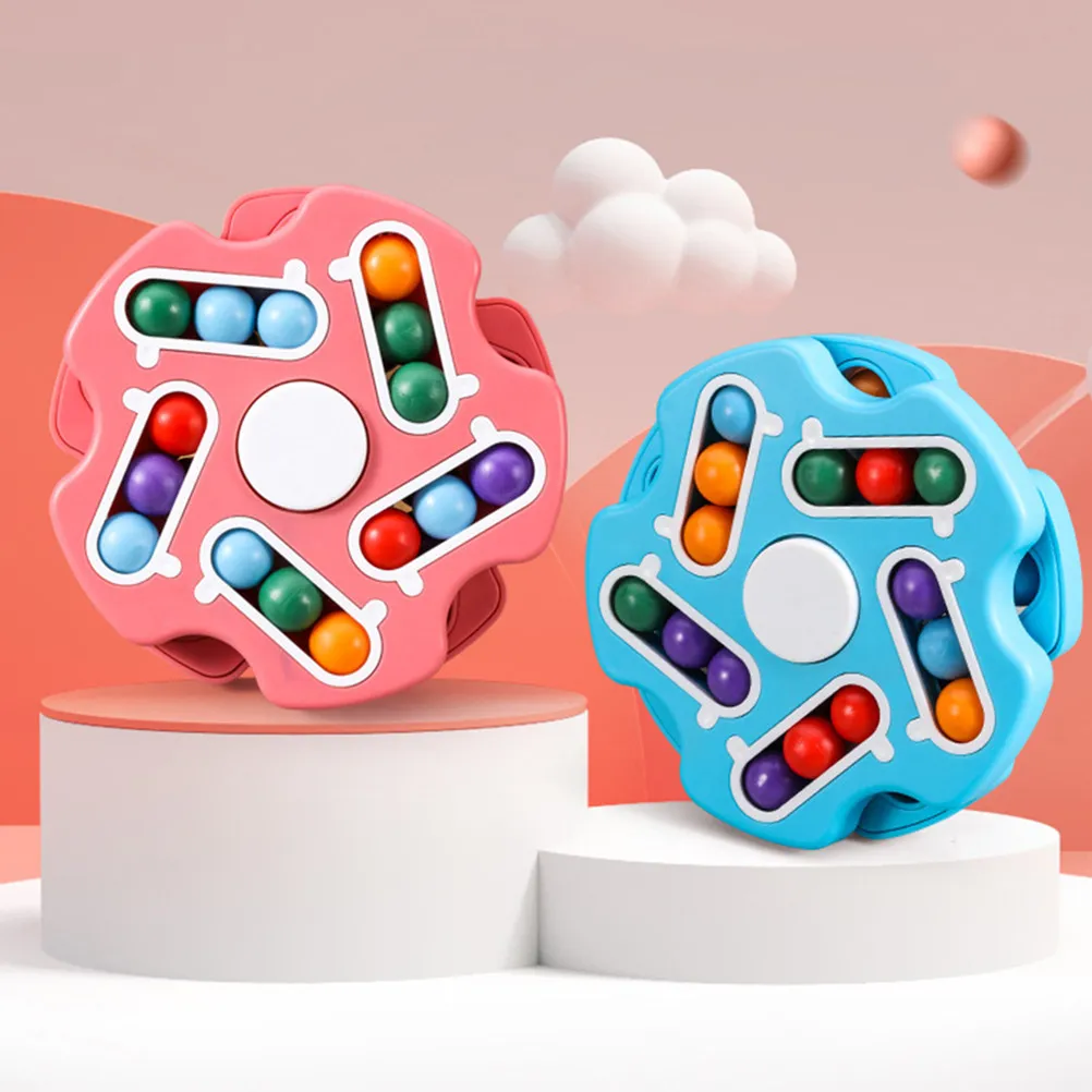 Fingertip Bean Cube Puzzle for Kids – Educational Stress Relief Toy, Finger Rotating Intelligence Development Game