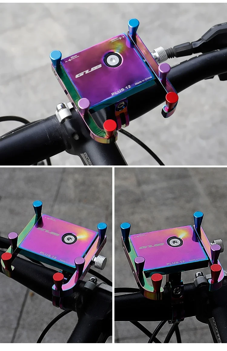 GUB P10 Fahrrad-Telefonhalter, Halterung aus Aluminiumlegierung, Motorrad-Fahrradständer, Halterung, Lenkerclip für 55–100 mm – Detail 28