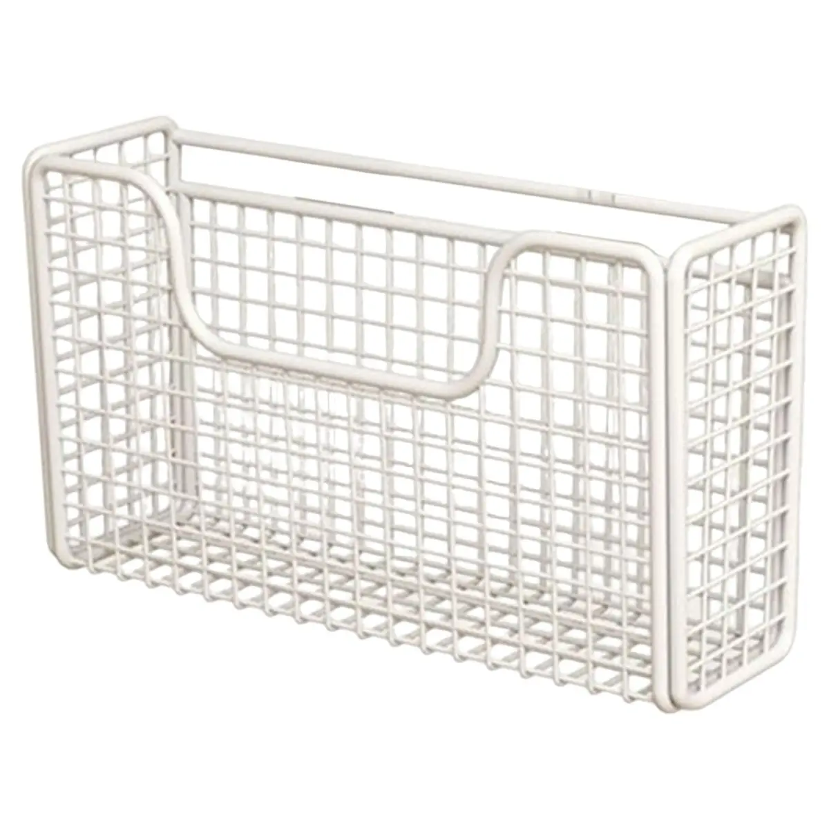 Punch-Free Kitchen Cabinet Door Storage Box Iron Rack Wall-Mounted Cabinet Plastic Wrap Rack Bathroom Refrigerator Rack