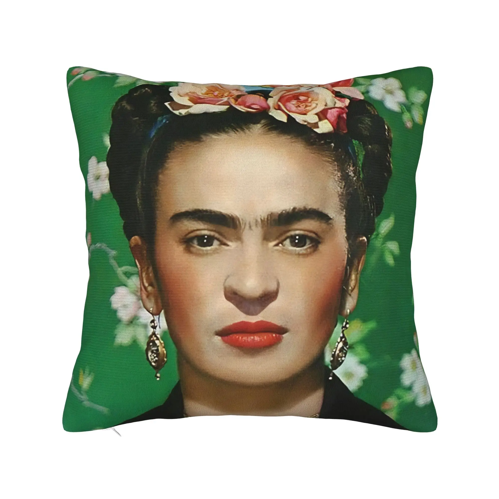 F-Fridas K-Kahlooo Pillow Cover  Funny Pillow Case For Chair Sofa Home Decor Comfy Cushion Cover Birthday Present