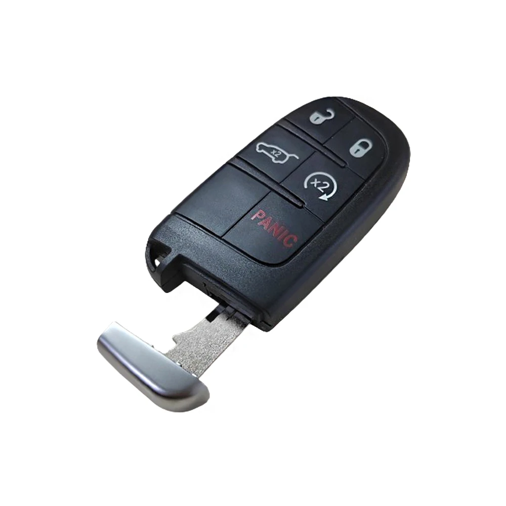 4 + 1 Tombol Kunci Remote Pintar 433Mhz 4A Tanpa Kunci untuk Jeep Renegade Compass C-CUV Trailhawk SIP22 M3N-40821302