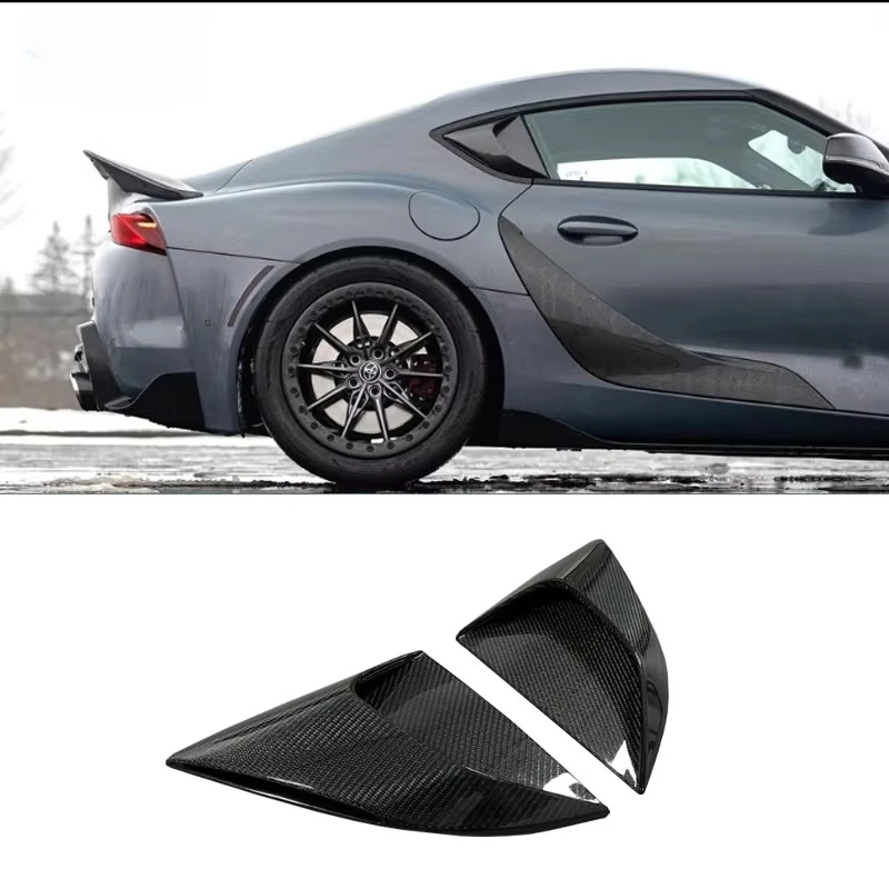

Для Toyot Supra A90 A91 Mk5 крышка бокового окна из углеродного волокна канаты передний бампер вентиляционные отверстия