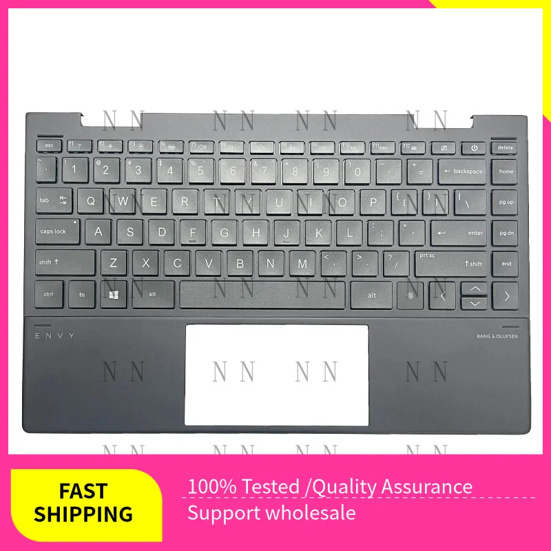 

YUZG 90new For HP ENVY 13 X360 13-AY TPN-C147 Palmrest w/Backlit Keyboard L94518-001 Brown
