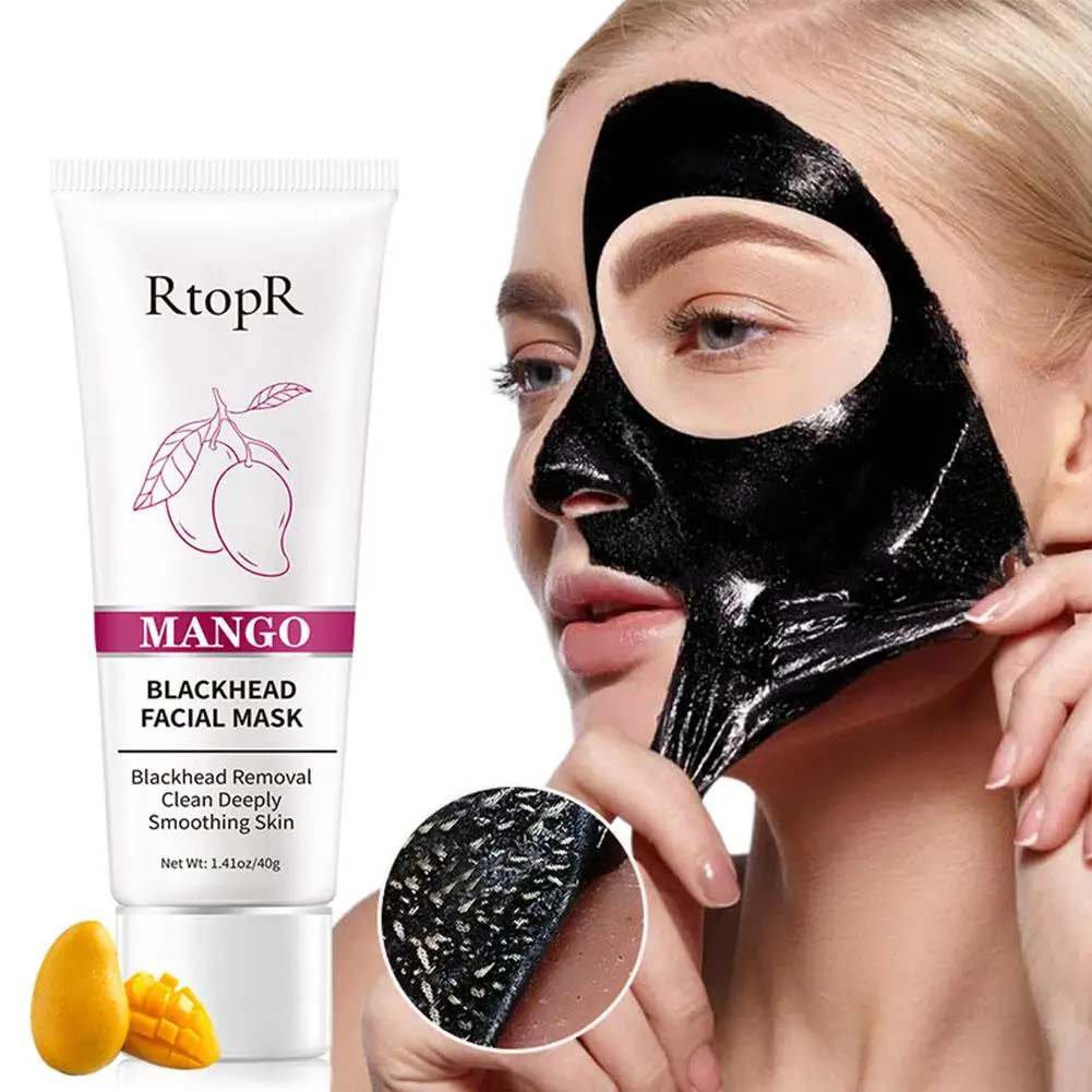 Mango Blackhead Remover Nose Pack Facial Cleansing Shrink Firming Pore AcneSkin Care Treatment Strip Mask Whitening Cream