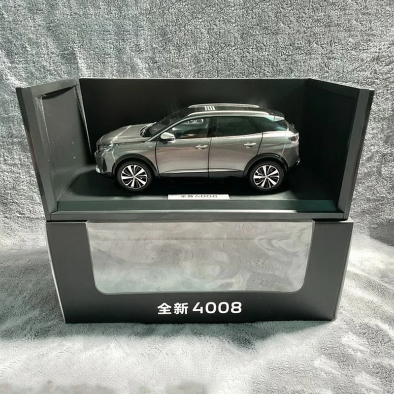 

Fast Delivery All New 4008 Alloy Diecast Car Model DONGFENG SUV Collection Display Grey Boy Man Gift 2021 1:18