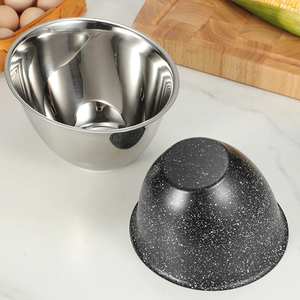 

Stainless Steel Vegetable Bucket Angled Seasoning Bowl Sauce Bowls Dish Salad Dipping Serving Soup