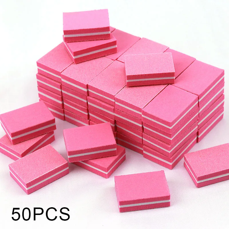 Nail Art Buffers Sponge Nail Sanding Block Frosted Sandpaper Polishing Grinding Buffer Pedicure Manicure Tools Frosted Block